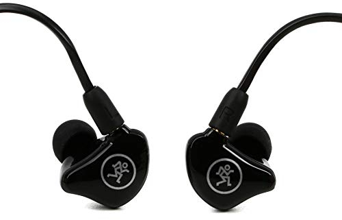 Mackie MP-220 durable noise cancelling comfortable in ear monitors for musicians drummers and singers