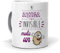 Tazas Amigas | Taza Mi Amiga Invisible Mola un Huevo | Regalos Originales para Best Friends| Tazas Más Divertida de la Empresa | Taza para Café y Té | Cerámica 350 ML