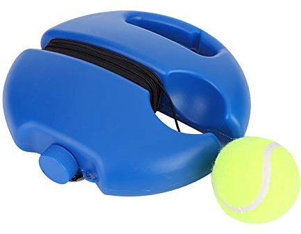 Keenso Entrenador de Tenis Individual con Base Set de Tenis Exterior para niños para el Entrenamiento de Equipos de Fitness Combinados