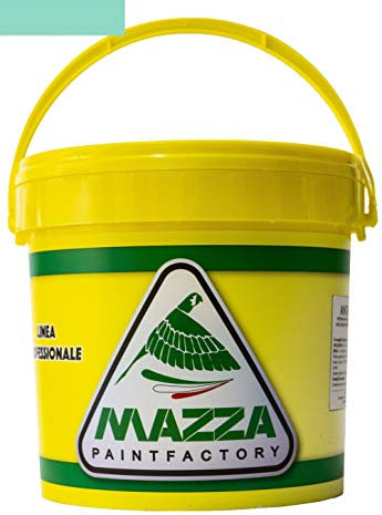 MAZZA Pittura Al Quarzo Per Muri Interni Ed Esterni Lt 5 Ad Alto Potere Coprente Colorificio (Tiffany3 Mz1096)