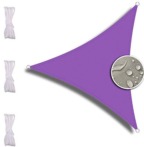 ZQXFZ Toldo Parasol Para jardín, 3 x 4 x 5 m, protección Contra rayos UV, poliéster Oxford, Sombra Para terraza, Color Lila