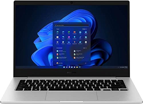 SAMSUNG Galaxy Book Go Laptop Computer PC Power Performance 18-Hour Battery Compact Light Shockproof Design WFH Ready WiFi 5, Silver, 128GB