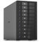 FANTEC 10fach USB3.2 Gen2 10G Festplatten Dockingstation für 10x SATA 3,5/2,5 Zoll SSDs und HDDs. Transferraten bis 10Gbit/sec, kein Werkzeug nötig, 2X USB Kabel. Metallgehäuse schwarz