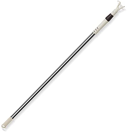 MaKefeile Spannstange Jalousien Shads Push Pull verstellbare Stange für Dachfenster schnurlose Fenster Jalousien und Jalousien, einfach die Schatten nach unten und oben 96,5 bis 160 cm zu ziehen.