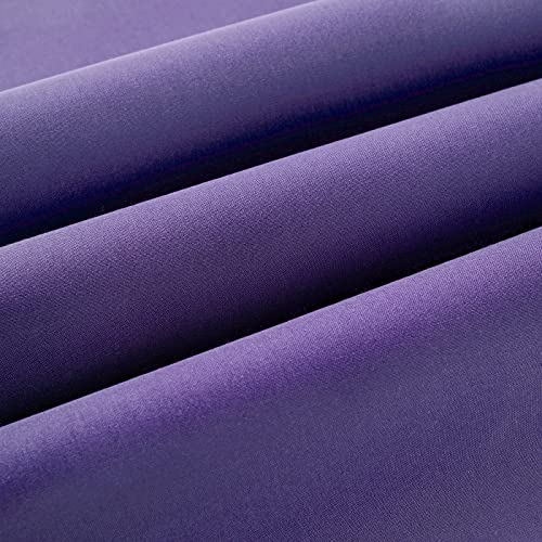 Wooqu Buchtuch, Stoffoberfläche und Papierrückseite, einfach zu bedienen, stark, 43,2 x 73,7 cm, zum Buchbindung, Violett