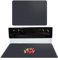Silicone Stove Top Covers, Heat Resistant Glass Top Stove Cover for Electric Stove, 27.95 * 19.7in Large Waterproof Flat Oven Mat for Kitchen Induction Cooker/Counter, Glass Cooktop Protector (black)