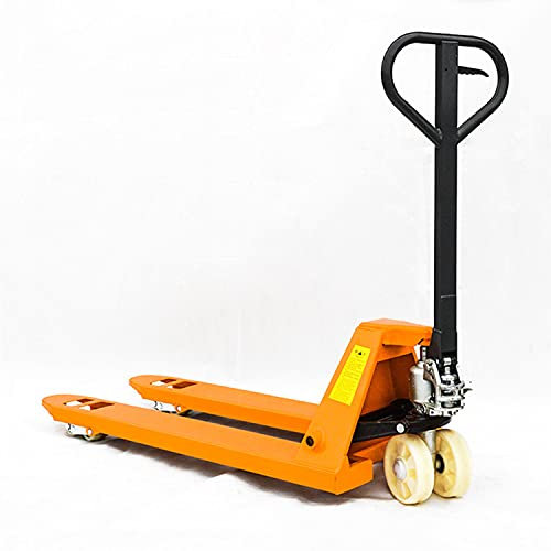 Transpallet manuali e carrelli elevatori, transpallet manuali per impieghi gravosi, carrelli elevatori Idraulici manuali di Grande capacità e Super portanti, 7700 libbre, 52 Lx27cW