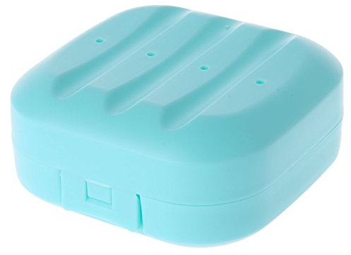 YoungerY (1pc Boîte de Savon de vidange Portable avec boîte à Savon étanche avec Capuchon Seal - Petite - Bleu
