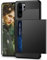 Vunake für Huawei P30 Pro Hülle mit Kartenfach Wallet Case Handyhülle Doppelte Schutzschicht Silikon TPU PC Fallschutz Card Holder Schutzhülle für Huawei P30 Pro Cover Schwarz