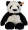 Steiff 75650 Soft Cuddly Friends Ming Panda-27 cm-Kuscheltier für Kinder – kuschelig & weich-waschbar (075650), weiß/schwarz
