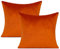 40.6x40.6 cm, 2 Stück, gebranntes Orange, Herbst, Dekoration, Thanksgiving, Rost, Samt, Outdoor-Couch, dekorative Kissenbezüge, Heimdekoration für Veranda, Terrasse, Sofa, Schlafzimmer, Auto