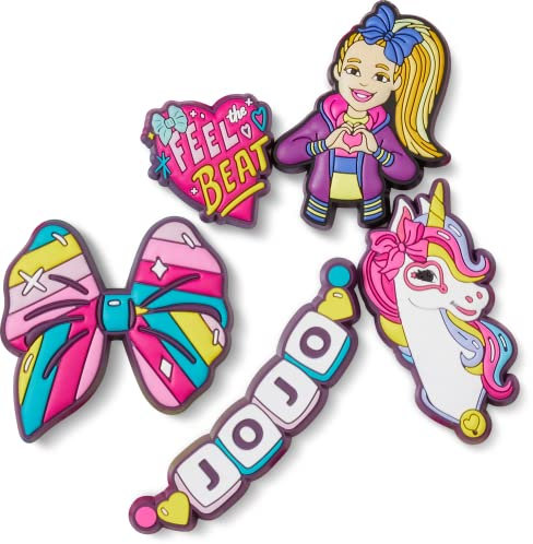 Crocs Jibbitz Einhorn-Schuhanhänger, 5 Stück, Jojo Siwa, 5 Pack