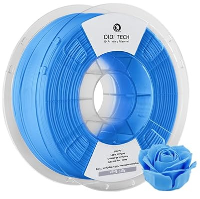QIDI TECH PETG-Tough 3D Drucker Filament, Zähigkeit PETG Filament 1.75mm, 3D Druck Filament 1kg Spule (2.2lbs), Geeignet für Hochgeschwindigkeitsdruck, Passen die meisten FDM 3D Drucker, Blau