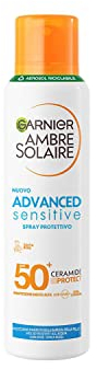 Garnier Ambre Solaire Advanced Sensitive Ceramide Protect Aerosol SPF50+, 150 ml