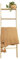 HYBDAMAI Blanket Ladder, 5-Tier Wooden Quilt Stand, Decorative Ladder Shelf, Leaning Shelf, Wall Leaning Blanket Ladder Towel Storage Rack for Living Room (Natural)