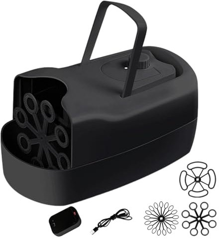 Machine à bulles professionnelle, souffleur de bulles avancé, machine à bulles télécommandée, machine électrique portable alimentée par une batterie rechargeable, plus de 20 000 bulles minimum, machin