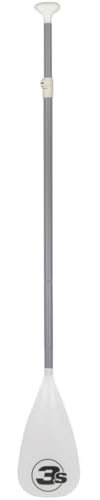 3s-sup Kinder SUP Paddel 3-teilig I Verstellbar 140-170 cm I Aluminium Schaft I Ergonomischer Handknauf I Anti-Twist-Rille I Leicht und Stabil I Für Kinder ab 6 Jahre
