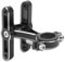 equlup Doppelter Flaschenhalter-Montageadapter, Fahrräder, doppelter Flaschenhalter-Halter-Adapter, Lenker, Sattelstütze, Flaschenkonverter für Lenker mit Durchmesser 21–31,8 mm