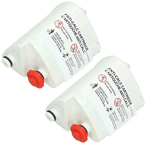 SPARES2GO Cartuchos de Filtro Anti-Calc compatible con Rowenta Plancha de Vapor (Paquete de 2)