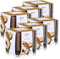 Essentials by Ipuro Duftkerze Cedar Wood 125g - Holzige Noten umschmeichelt von fruchtigen und blumigen Nuancen (6er Pack)