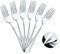 Mr. Spoon Lot de 6 fourchettes de Table en Acier Inoxydable 20 x 2,65 cm