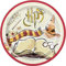 Unique 23565 Lot de 8 assiettes en carton Motif Harry Potter Multicolore 23 cm