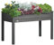 Outsunny Jardinière sur Pieds Potager dim. 123L x 57l x 76H cm Inserts d'irrigation + Feutre de Drainage Inclus Bois Massif Sapin