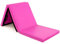 Yoga Mat Exercise Fitness Tri-Fold Foam Mat Extra Thick Non Slip Large Padded High Density Pilates Stretching Home Gym Equipment Accessory 3 Folding Mats Multi-Purpose Workout with Carrying Handle