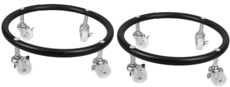 IMIKEYA Pcs Sturdy Gas Tank Base Wheel Bracket for Replacement of Gas Cylinder Holder