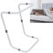 BCLYERBJ Blanket Lifter for Feet, Adjustable Foot Tent Blanket Support Holder, Aluminum Alloy Foot Cradle Lift Bar with 4 Clips, Bed Sheet Raiser for Leg, Knee, Ankle Post Surgery Recovery