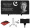 ETERNEL - Personalisierte Gedenktafel mit mehreren Trägermaterialien Islam - zum Einpflanzen, Aufkleben oder Aufstellen, Schiefer oder Granit, Foto und Text nach Wahl, Grabplatte, Gedenktafel, Hommage