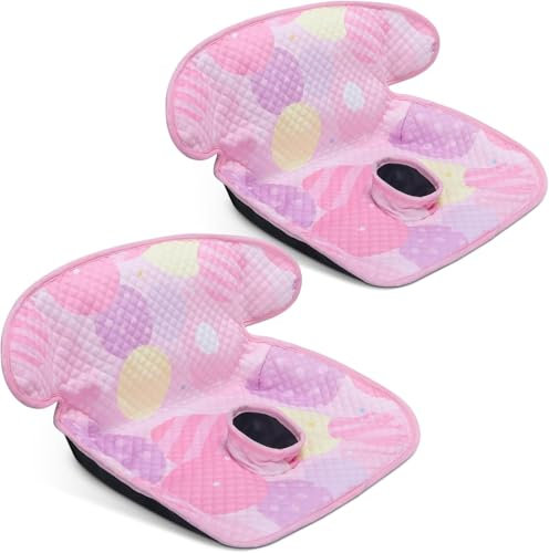 INFANZIA Piddle Pad, Kids Car Seat Protector, Soft Dry Seat for Toddlers, Waterproof Carseat Liner Cover for Potty Training, Age:6m-4yrs old, Fits All Carseat & Buggy (Pink-2pcs)