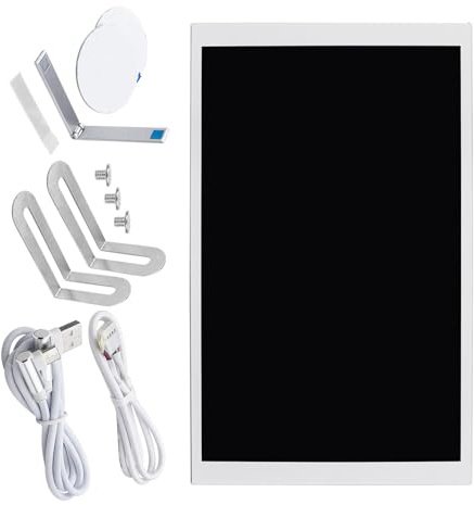 JUYAXIN Aluminum Secondary Monitor, Foldable Stand Standalone Playback for Laptop Extension Editing 2025 USB Type C Computer Monitor
