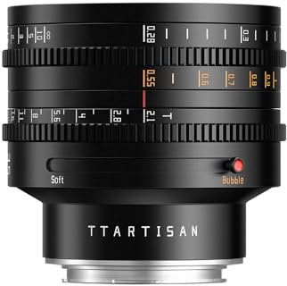 TTARTISAN Obiettivo Cine T2.1 da 35 mm, obiettivo Full Frame con messa a fuoco manuale Dual Bokeh, compatibile con fotocamere Sigma/Panasonic/Leica L mount