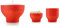 Lékué 0200227R10M019 Set para Microondas con Un Molde de Silicona, Rojo, XL