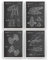 Krieg der Sterne Patent Poster - Set Of 4 Prints - Jahrgang Bild Drucke Kunst Geschenke Zum Männer Frau Entwurf Dekor Retro Art Blueprint Decor - Rahmen Nicht Enthalten