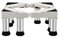Kühlschrank Waschmaschine Sockel Höhe 10/15/20/25cm Anti-Scratch Untergestell Podeste & Rahmen für Trockner Verstellbare Länge 50-75cm Stand für Geschirrspüler (8 legs,19-22cm)
