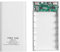 Guindxan 18650Battery Power Bank Box 18W Schnelllade-LCD-Display 20000MAh Power Board für 6X18650 Battery DIY Powerbank Case(A)