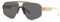 Philipp Plein Herren Spp106m Sonnenbrille, Roségold mit Halbmatten, Schwarzen Teilen, 63
