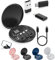 Humorous 9 in 1 Cable Case, 9 in 1 Cable Case, USB Adapter Multicharging Cable Case, Multi-Functional Compact Cable Card, 60w Fast Charge USB Type-C Micro Cable (Black)