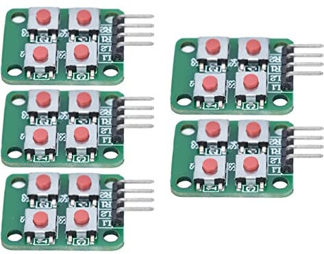 Fafeicy 4 Key Array Keyboard Module for Electrical Control Suitable for Car Modification and Motor Control