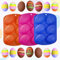 3 Stück Ostereier Silikonform,Ostereierformen Silikon Moulds,Backform Kuchenform,Ostereier-Silikon-Formen,Ostern Backform Kuchenform