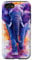 Elegant Watercolor Purple Elephant Case for iPhone SE (2020) / 7 / 8