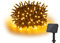 Isisyu Solar Lichterkette Aussen 6M 60LED Lichterkette Außen Solar 8 Modi IP65 Wasserdicht Warmweiß Solarlichterkette Außen Wetterfest für Balkon, Garten, Hochzeiten, Terrasse, Weihnachten, Partys