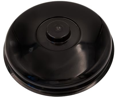 WECK Original Deckel schwarz ⌀ 33,5cm aus Kunststoff für Einkochautomaten WAT 14, 15, 34 & 35 | Passgenauer Deckel für sicheres Einkochen & optimale Dampfregulation