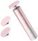 Kredioo Rechargeable Electric Foot File Hard Skin Callus Remover with 2 Durable Nano Glass Grinding Head Grinder for Dry Dead Hard Skin Feet Callus Cracked Heels for feet Care, 1 Brush, Pink