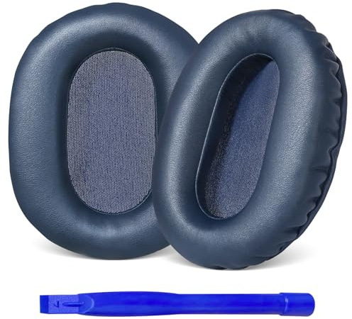 Aurivor Earpads Replacement for Sony WH-CH720N Headphones, Ear Pads Cushions Compatible with WH-CH710N / WH-RF400 / WH-XB900N / MDR-RF895RK, Covers with Protein Leather, High Density Foam (Blue)
