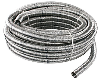 1 Metros Manguera de escape Truma 55 mm Flexible Acero Inoxidable SL 3002