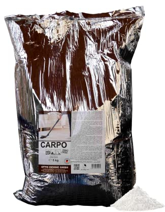 Lorito Carpo Teppichreiniger Pulver zum Absaugen, Teppich Reinigungsmittel Pulver, Teppichpulver zum Reinigen von 100-150qm Teppichboden, 2x2,5kg
