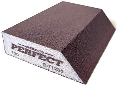 Stalco Perfect Sanding Sponge Grit 150 Angled Sanding Block Sanding Pad